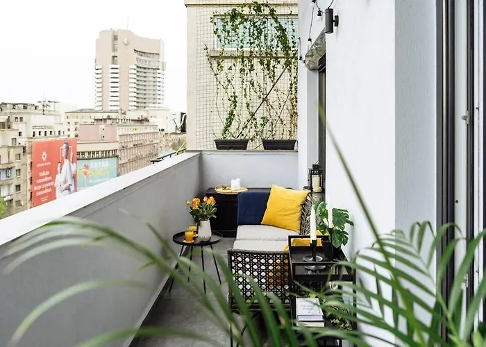 아파트 Amazing View - Terrace+netflix - Center 부쿠레슈티